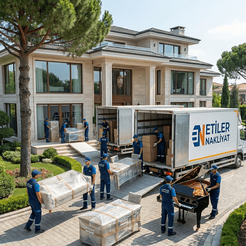 Büyük ev taşımalarında eşyalarınızı güvenle taşıyoruz.
