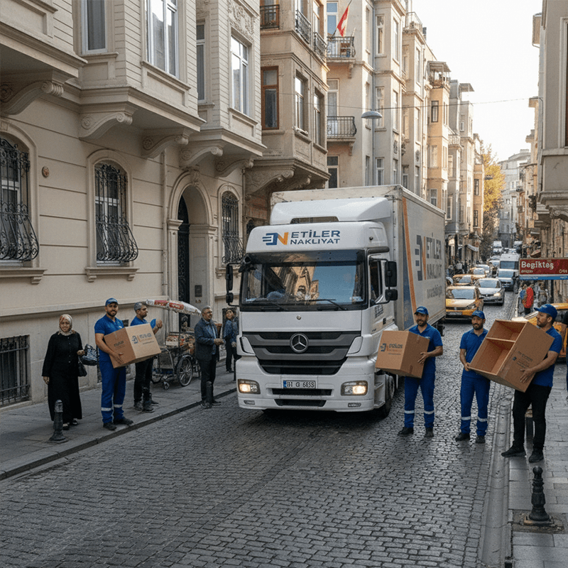 etilerde apartman katından ev taşıma