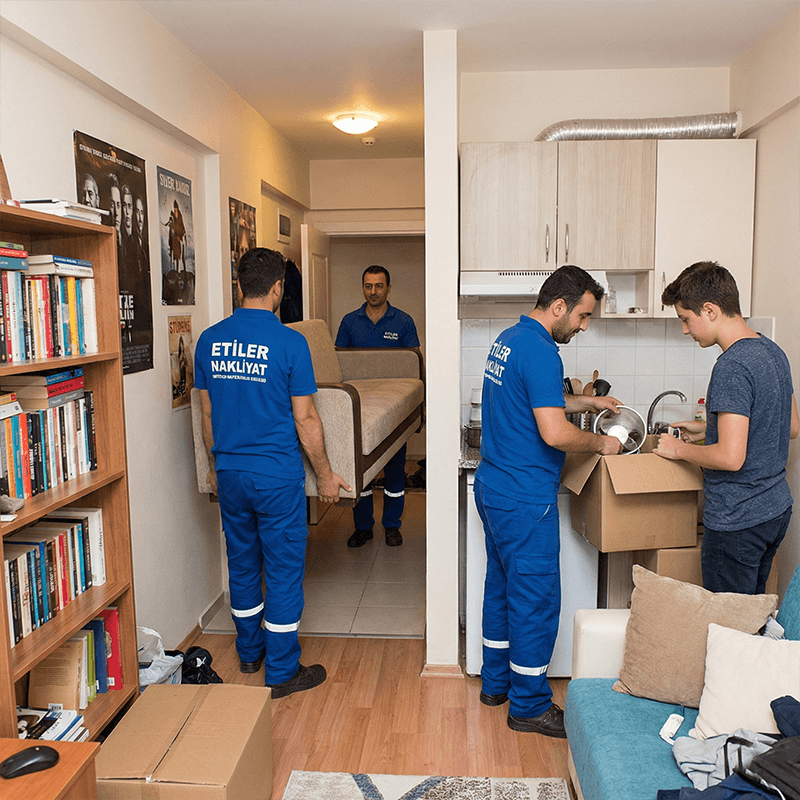 Öğrenci evlerinin eşyalarını güvenli ve hızlı taşıma hizmeti.