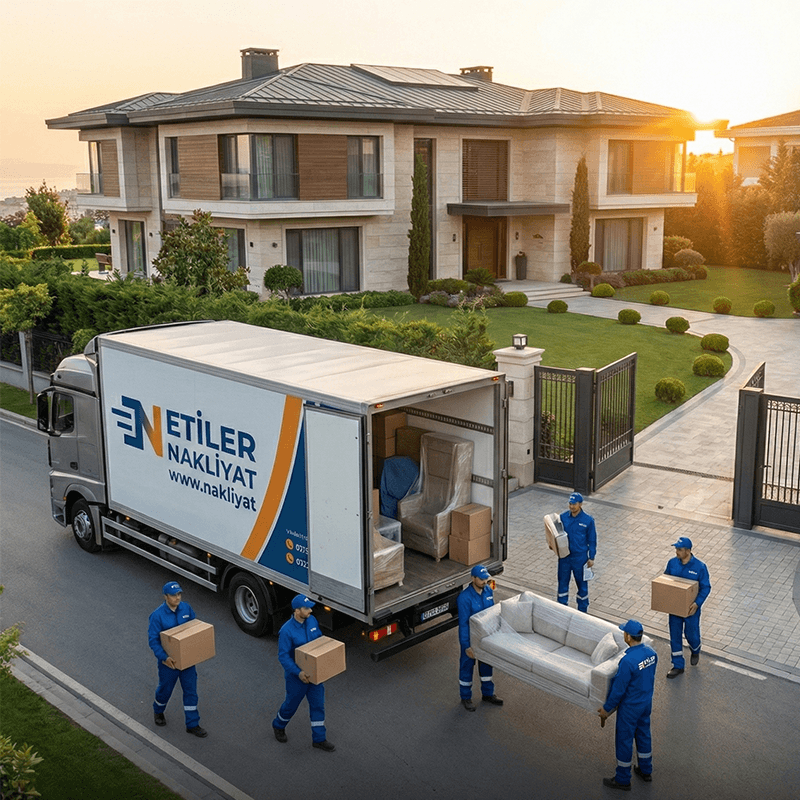 Büyük villaların eşyalarını güvenli ve planlı taşır.